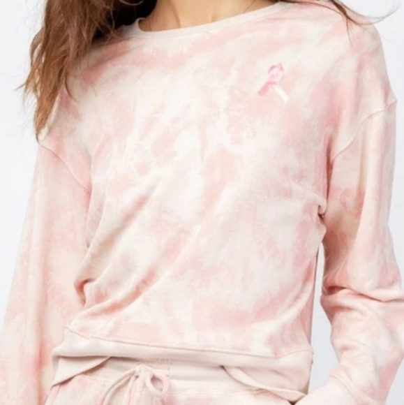 Rails x Susan G Komen Ramona Warrior Pink tie dye sweatshirt - Picture 1 of 15